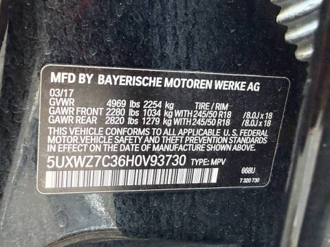 2017 BMW X3 sDrive28i