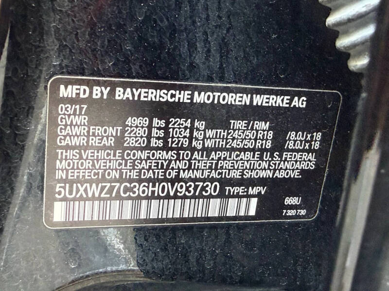 2017 BMW X3 sDrive28i