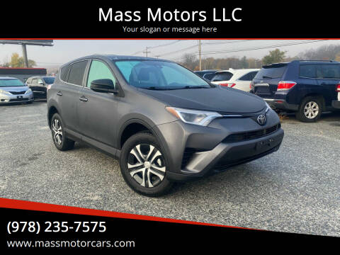 2018 Toyota RAV4 for sale at Mass Motors LLC in Worcester MA