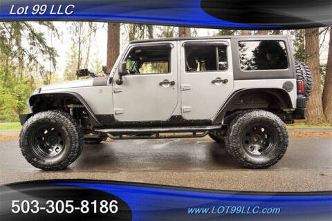 2016 Jeep Wrangler Unlimited for sale at LOT 99 LLC in Milwaukie OR