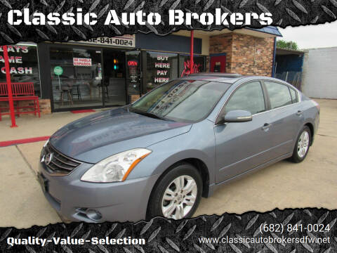 2010 Nissan Altima for sale at Classic Auto Brokers in Haltom City TX