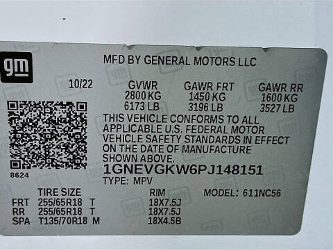 2023 Chevrolet Traverse LT Cloth