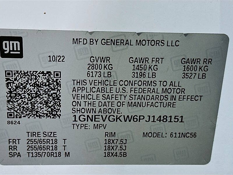 2023 Chevrolet Traverse LT Cloth