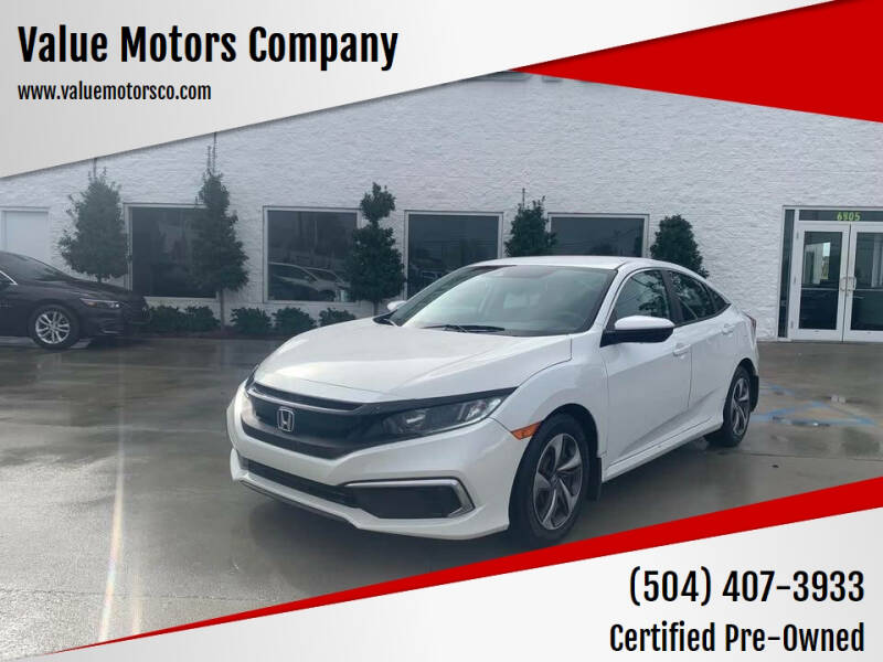 2019 Honda Civic for sale at Value Motors Company in Marrero LA