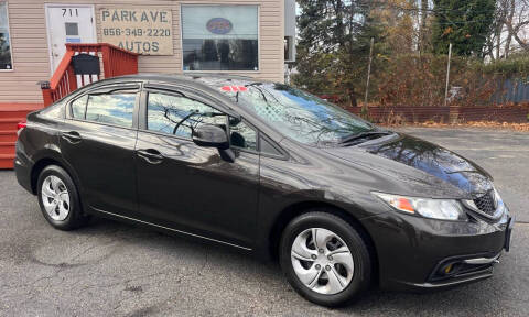 2013 Honda Civic for sale at PARK AVENUE AUTOS in Collingswood NJ