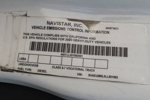 2020 International MV607