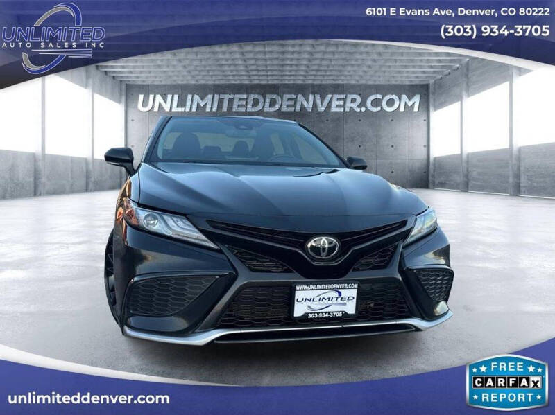 2021 Toyota Camry for sale at Unlimited Auto Sales in Denver CO