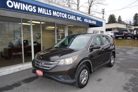 2013 Honda CR-V for sale at Owings Mills Motor Cars in Owings Mills MD