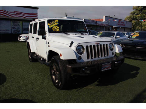2017 Jeep Wrangler Unlimited for sale at MERCED AUTO WORLD in Merced CA