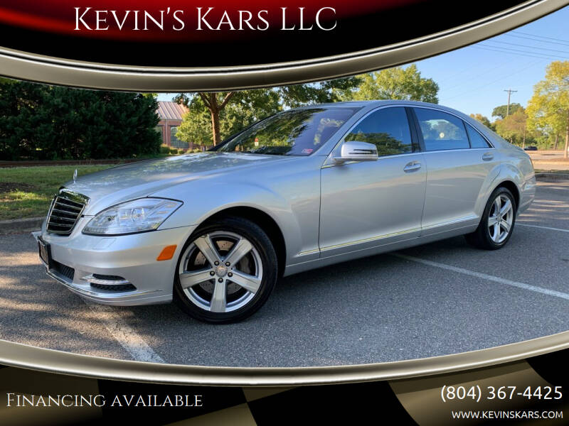 2011 Mercedes-Benz S-Class for sale at Kevin's Kars LLC in Richmond VA