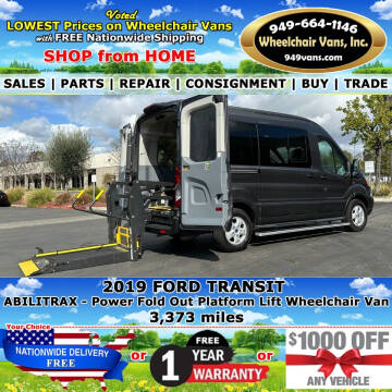 2019 Ford Transit for sale at Wheelchair Vans Inc in Laguna Hills CA