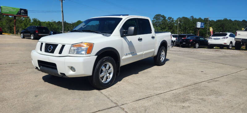 2012 Nissan Titan for sale at WHOLESALE AUTO GROUP in Mobile AL