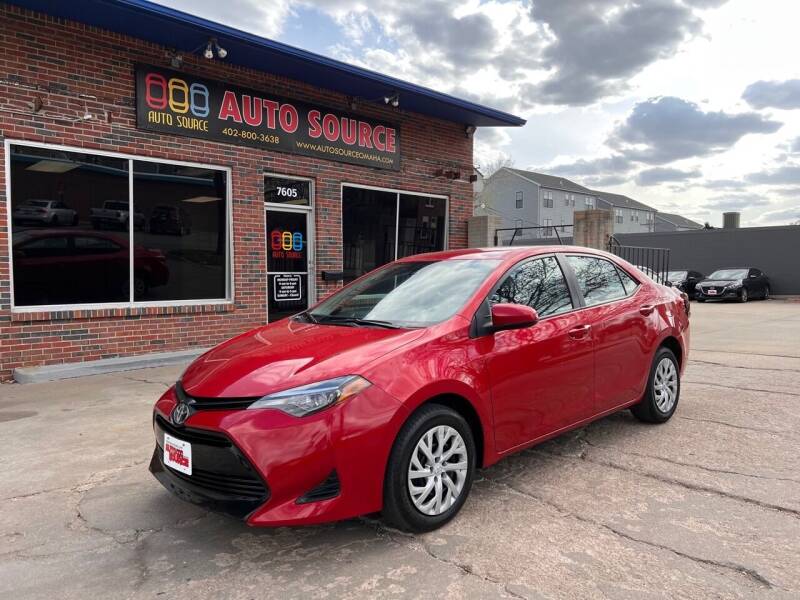2019 Toyota Corolla for sale at Auto Source in Ralston NE