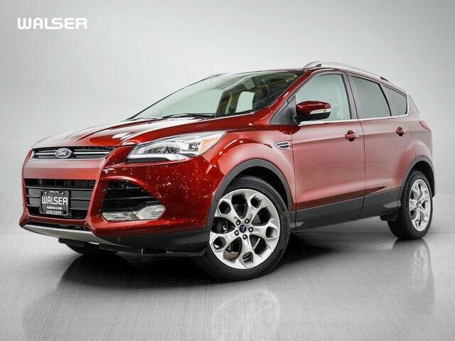 Orange 2015 Ford Escape Titanium AWD Titanium 4dr SUV 1