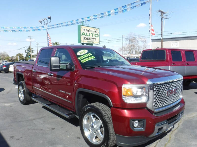 2015 GMC Sierra 2500HD for sale at HILMAR AUTO DEPOT INC. in Hilmar CA