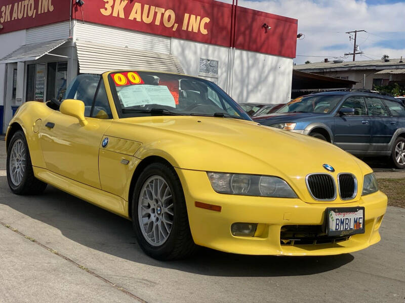 2000 BMW Z3 for sale at 3K Auto in Escondido CA