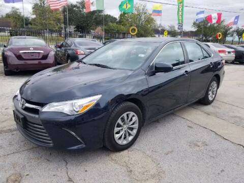 2015 Toyota Camry for sale at SUPER DRIVE MOTORS in Houston TX