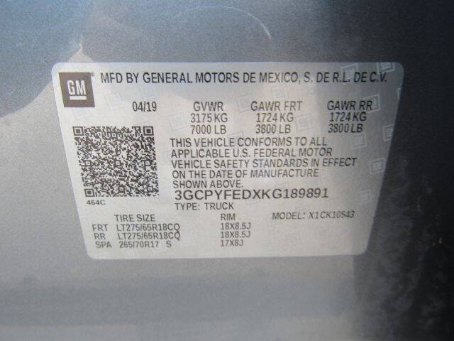 2019 Chevrolet Silverado 1500