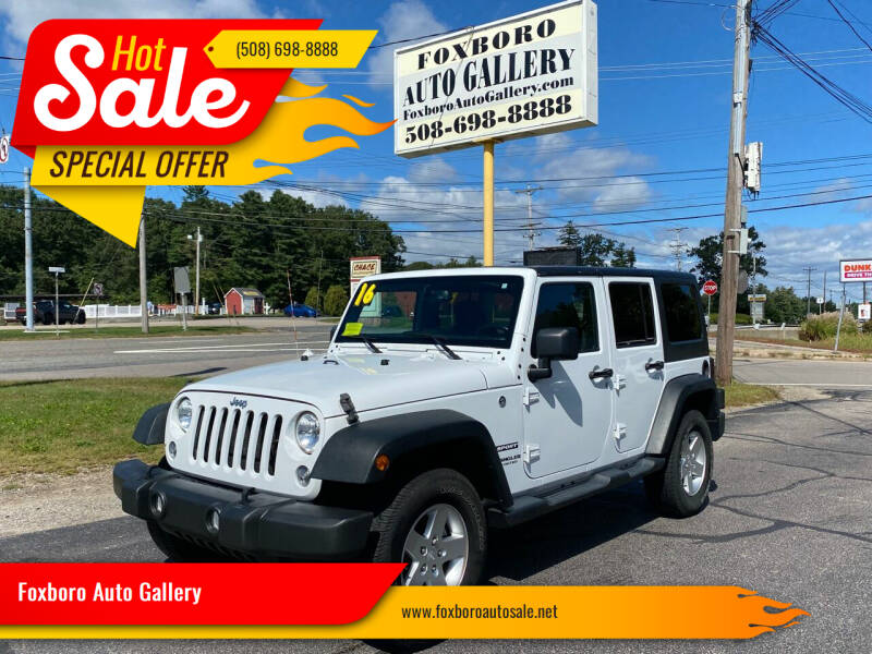 2016 Jeep Wrangler Unlimited for sale at Foxboro Auto Gallery in Foxboro MA