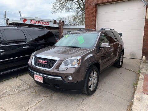 2012 GMC Acadia for sale at Frank's Garage in Linden NJ