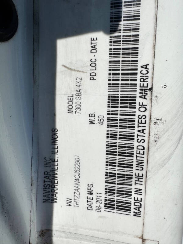 2012 International WorkStar 7300