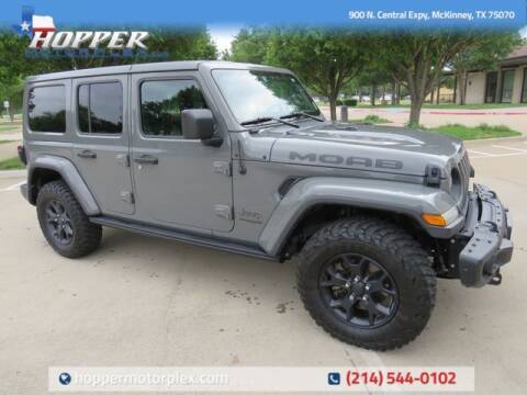 2019 Jeep Wrangler Unlimited for sale at HOPPER MOTORPLEX in Mckinney TX