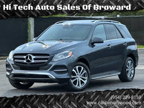 2016 Mercedes-Benz GLE for sale at Hi Tech Auto Sales Of Broward in Hollywood FL