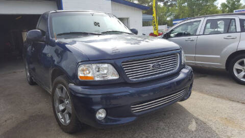 2002 Ford F-150 SVT Lightning for sale at Benjamin Auto Sales and Detail LLC in Holly Hill SC