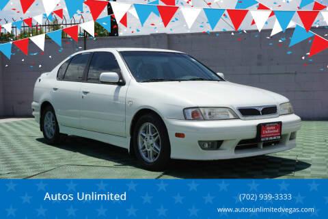 2001 Infiniti G20 for sale at Autos Unlimited in Las Vegas NV