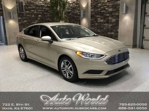 2018 Ford Fusion for sale at Auto World Used Cars in Hays KS