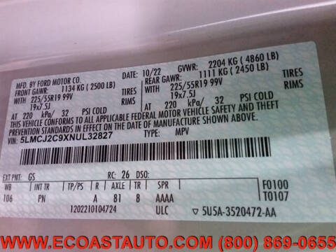 2022 Lincoln Corsair Reserve