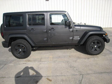 2018 Jeep Wrangler JK Unlimited for sale at FINNEY'S AUTO & TRUCK in Atlanta IN
