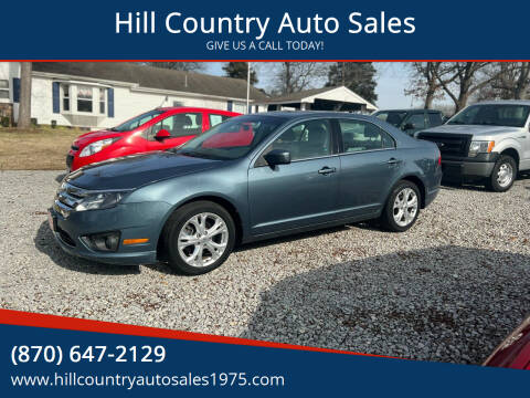 2012 Ford Fusion for sale at Hill Country Auto Sales in Maynard AR