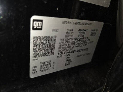 2021 Chevrolet Silverado 1500