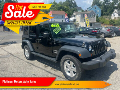 Jeep Wrangler Unlimited For Sale in Ansonia, CT - Platinum Motors Auto Sales
