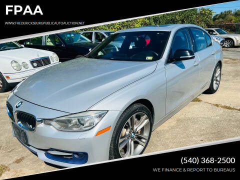 2013 BMW 3 Series for sale at FPAA in Fredericksburg VA