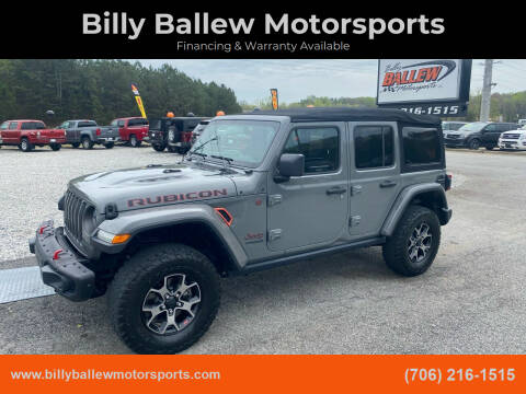 2018 Jeep Wrangler Unlimited for sale at Billy Ballew Motorsports in Dawsonville GA