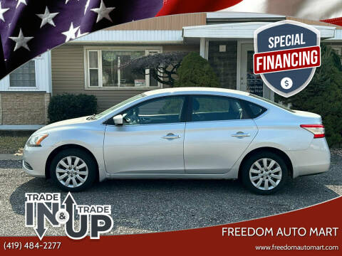 2014 Nissan Sentra for sale at Freedom Auto Mart in Bellevue OH