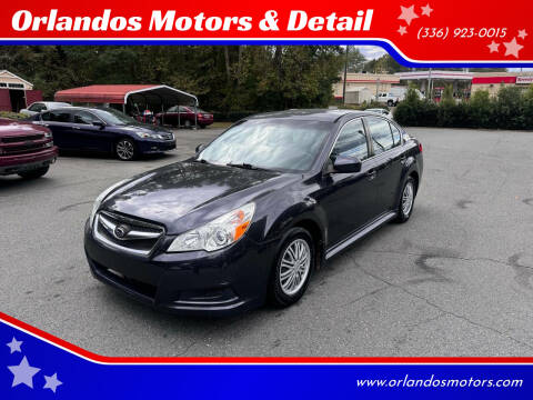 2010 Subaru Legacy for sale at Orlandos Motors & Detail in Winston Salem NC