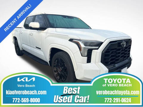2022 Toyota Tundra for sale at PHIL SMITH AUTOMOTIVE GROUP - Toyota Kia of Vero Beach in Vero Beach FL