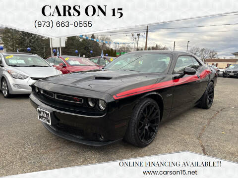 2015 Dodge Challenger for sale at Cars On 15 in Lake Hopatcong NJ