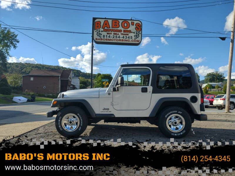 Jeep Wrangler Sport For Sale In Greenville, NC ®