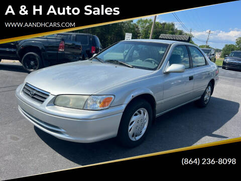 2001 Toyota Camry for sale at A & H Auto Sales in Greenville SC