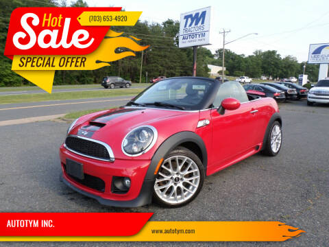 2015 MINI Roadster for sale at AUTOTYM INC. in Fredericksburg VA
