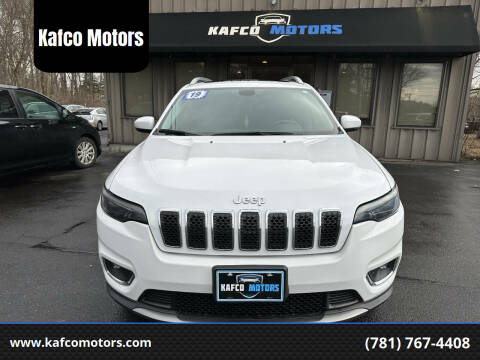 2019 Jeep Cherokee for sale at Kafco Motors in Holbrook MA