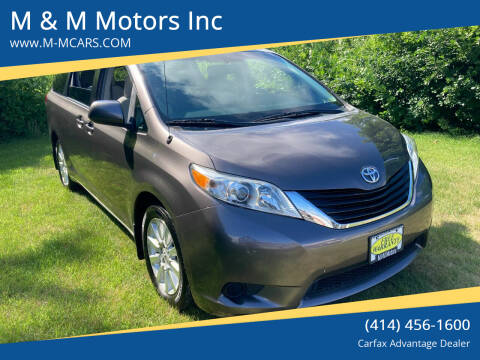 2011 Toyota Sienna for sale at M & M Motors Inc in West Allis WI