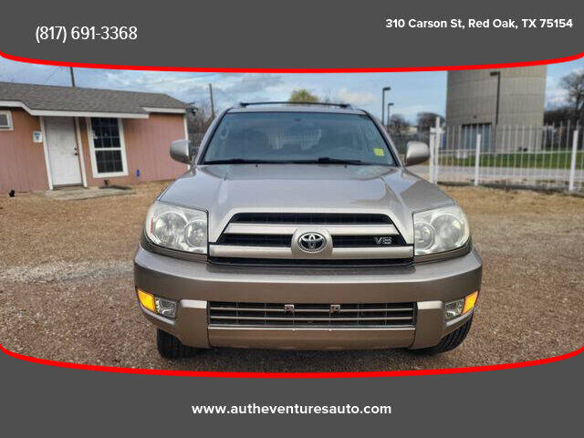 2003 Toyota 4Runner for sale at AUTHE VENTURES AUTO in Red Oak TX