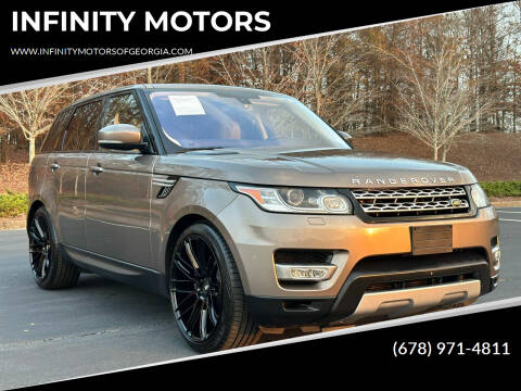 2016 Land Rover Range Rover Sport for sale at INFINITY MOTORS in Gainesville GA