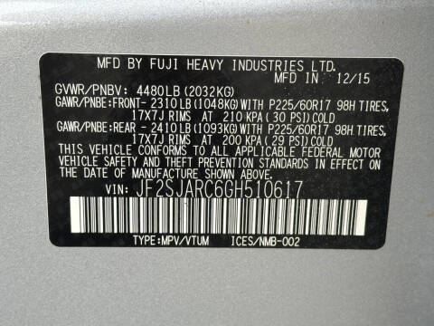 2016 Subaru Forester 2.5i Limited