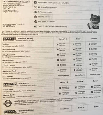 2014 Nissan Rogue Select S